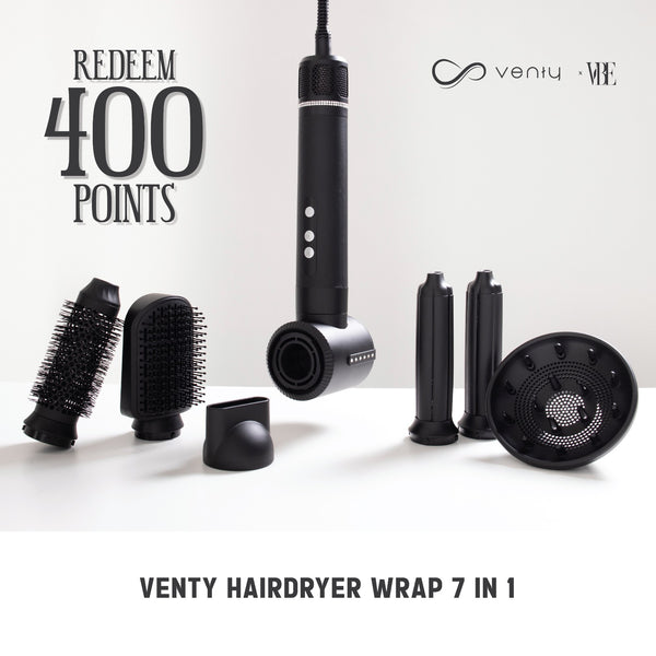 Venty Hairdryer Wrap 7 in 1